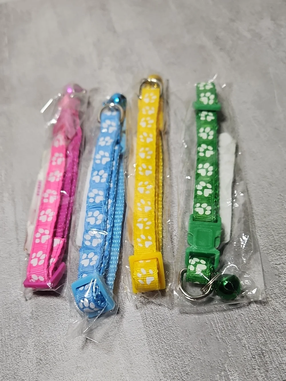 8 Fur Baby Collars With Bells